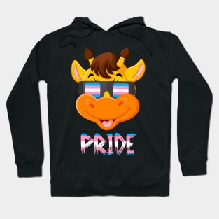 Giraffe Transgender Flag Lgbt Hoodie